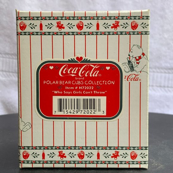 Who Said Girls Cant Throw - Coca-Cola Polar Bears Cubs Collection from 1995 - Picture 7 of 7